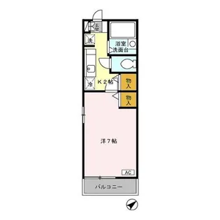 ウィルコート【2階】の間取り