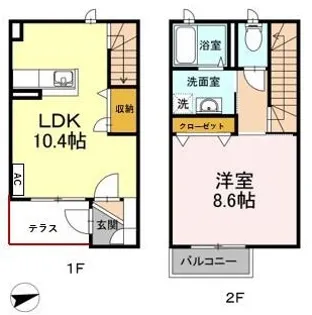 グランYOU【1階】の間取り