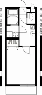 リブリ・ADONIS【3階】の間取り