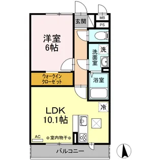 BLESS戸塚弥生台【1階】の間取り