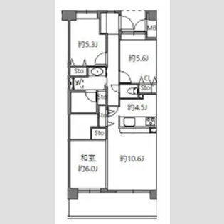 3LDKの間取り画像
