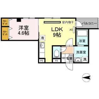 エスタシオン MT【5階】の間取り