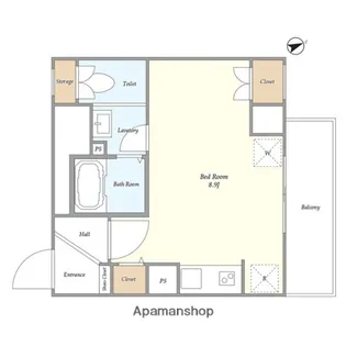 インプルーブ新川崎【4階】の間取り