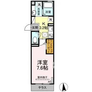 アーバン・バレー日吉【1階】の間取り