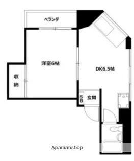 田中ビル【2階】の間取り