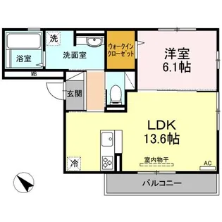 ジュメオス【3階】の間取り