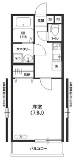 リブリ・クレイン【1階】の間取り