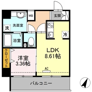 ETERNA NAGOYA【3階】の間取り