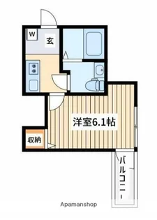 1Kの間取り画像