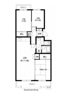 榎ヶ丘社宅【1階】の間取り