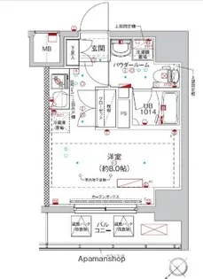 RELUXIA横濱鶴見Ⅳ【11階】の間取り