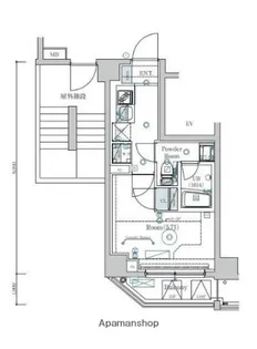 ESTRUTH NISHI−YOKOHAMA【4階】の間取り