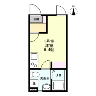 神奈川県横浜市神奈川区松見町3丁目【アパート】の間取り
