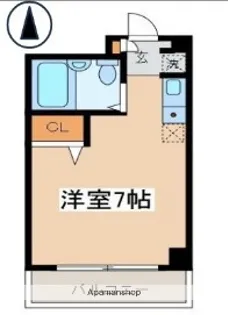 ウィズ白楽レジデンス【2階】の間取り