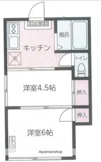 清廉荘【2階】の間取り