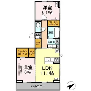 トレビ・フォンタナ【3階】の間取り