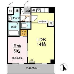 グランヴェールHIRO【3階】の間取り