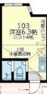 ユナイト白楽アンシャンテ【1階】の間取り