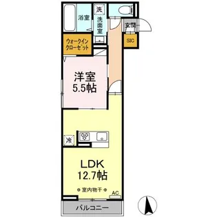 グレイス長後【3階】の間取り