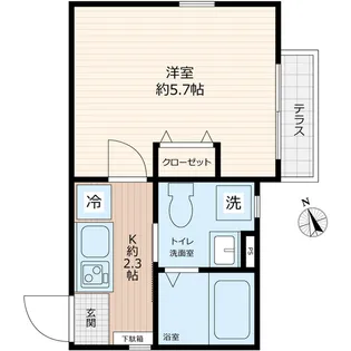 NOTA.YOKOHAMA【1階】の間取り