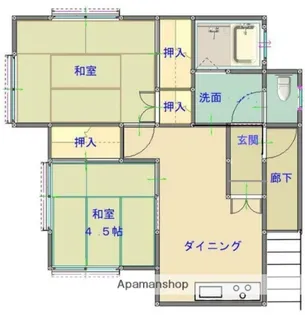 ISKハイツ【1階】の間取り