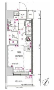 クラリッサ横浜シエル【3階】の間取り