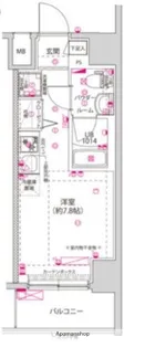 クラリッサ横浜シエル【8階】の間取り