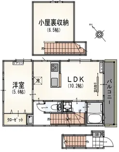 サンライズ町田【2階】の間取り