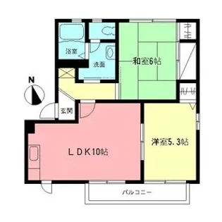 ヴェルドミール弐番館【1階】の間取り