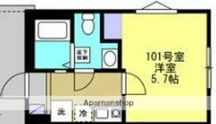 ハレ アラワイ【1階】の間取り