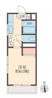 シモンズ栗木台【1階】の間取り