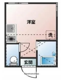 ユナイト岸根アッシュビーロード【2階】の間取り