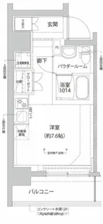 RELUXIA横濱反町【6階】の間取り