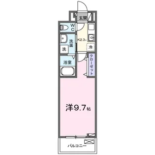 ラ・セラ・ボヌール【3階】の間取り
