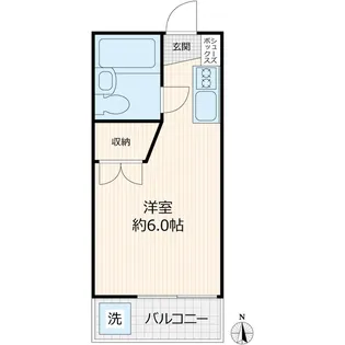ハイツ相武台【1階】の間取り