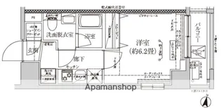 アイルプレミアム横浜ノルド【2階】の間取り