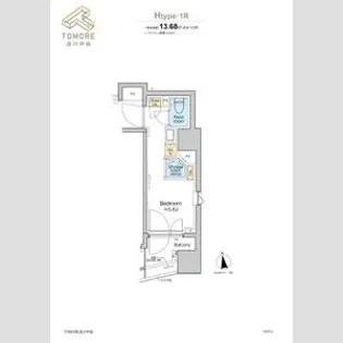 TOMORE品川中延【5階】の間取り