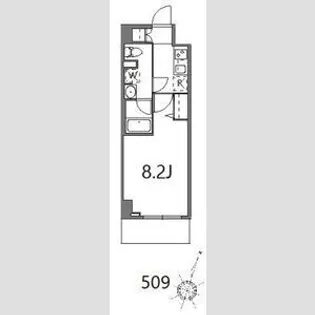 ティーステージジェイアール浜川崎【5階】の間取り