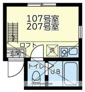 ユナイトファーストブランチ金沢【1階】の間取り