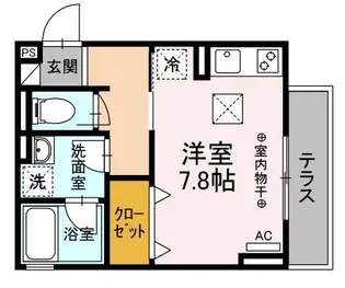 クレール【1階】の間取り