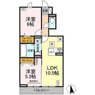 (仮称)DーROOMすみよし台 B【1階】の間取り