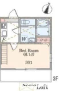 アザーレ・パッシオ新百合ヶ丘B【3階】の間取り