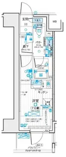 デュオステージ藤沢【3階】の間取り