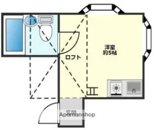 クレストコート平【2階】の間取り