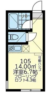 ユナイト八景アルザス・ロレーヌ【1階】の間取り