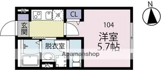 ラピス【1階】の間取り