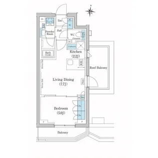 スタイリオ池上SOUTH【5階】の間取り