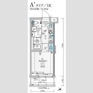 MAXIV横浜青葉【4階】の間取り