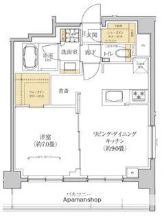 グレーシアフィット横浜【9階】の間取り