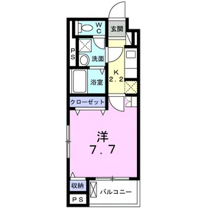 LE LIEN(ルリアン) 絆【3階】の間取り